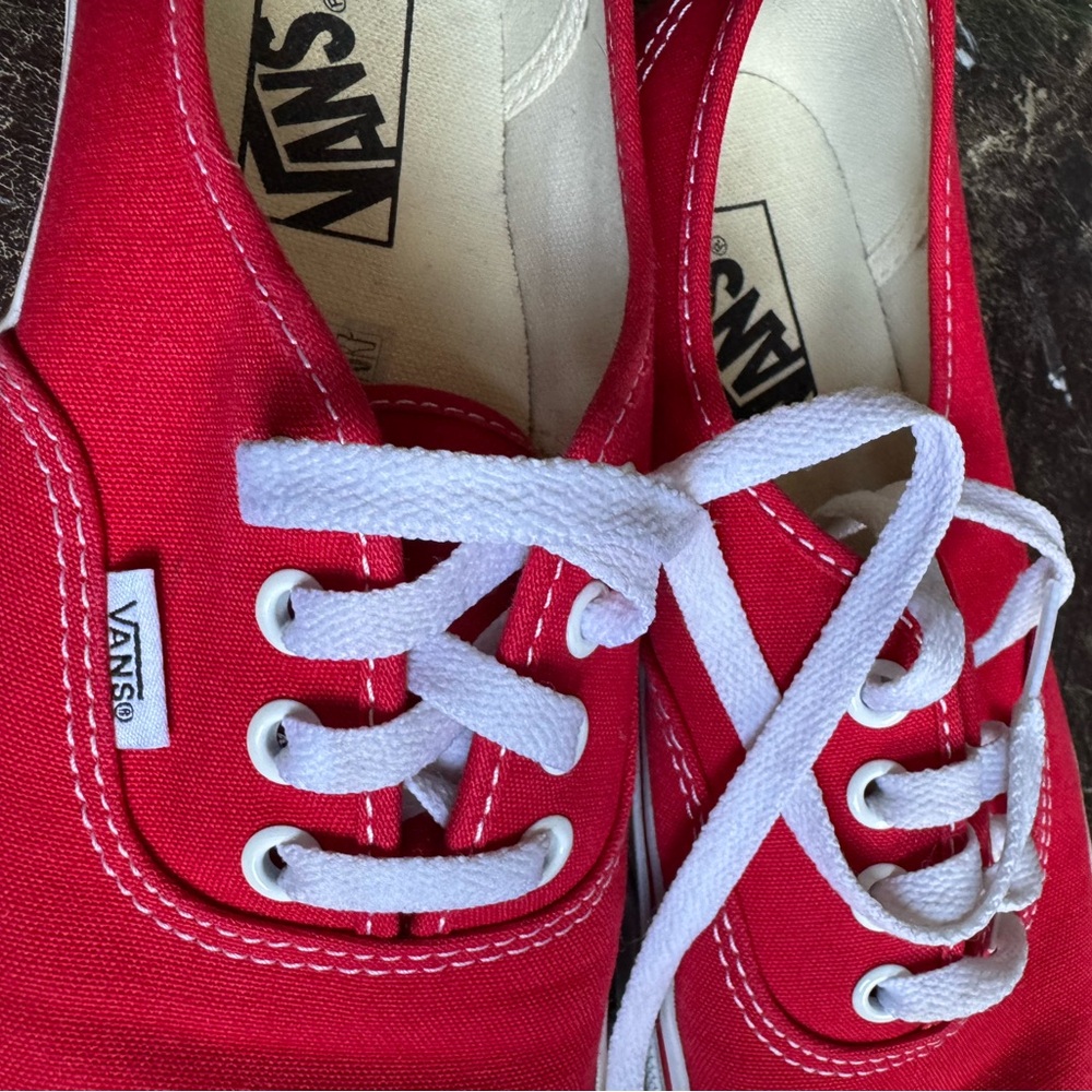 Vans Women's Red Sneakers